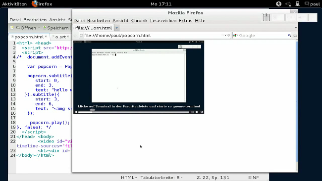 Screenshot vom Video