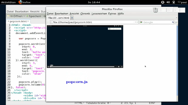 Screenshot vom Video